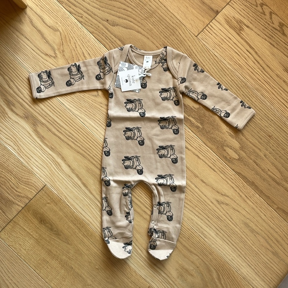 NWT Kate Quinn LS Lap Neck Footie